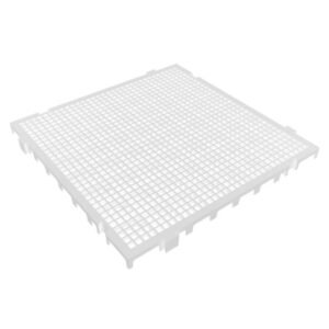Piso Plastico Modular 50x50x2,6 Bco Presto
