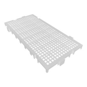 Piso Plastico Modular 25x50x2,6 Bco Presto