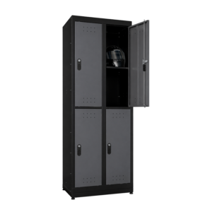 Armario para Capacete Guardia Duplo 04 Portas - Dark