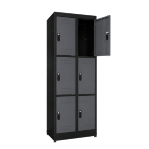 Armario para Capacete Guardia Duplo 06 Portas - Dark