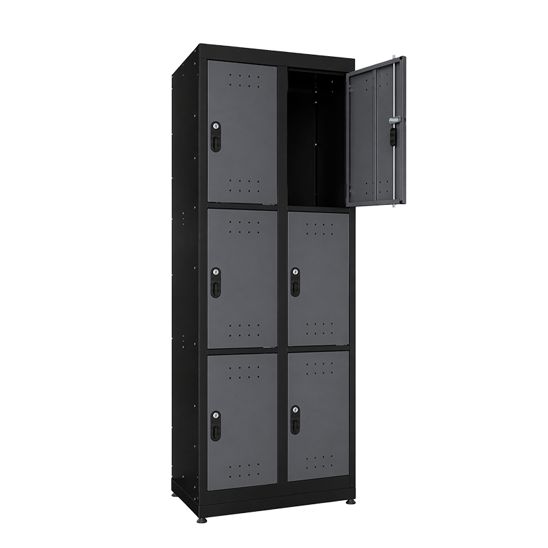 Armario para Capacete Guardia Duplo 06 Portas - Dark