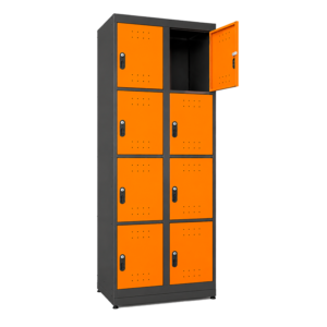 Armario para Capacete Guardia Duplo 08 Portas - Presto