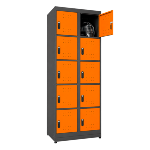 Armario para Capacete Guardia Duplo 10 Portas - Presto