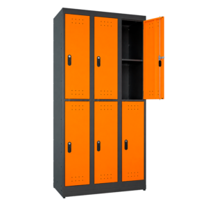 Armario para Capacete Guardia Triplo 06 Portas - Presto