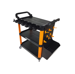 Carro Organizacao Plastico e Aluminio SEMI-ABERTO Desmontavel Capacidade de 210KG